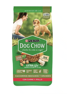 PURINA DOG CHOW CARNE Y POLLO  3 KILOS CACHORROS MEDIANOS Y GRANDE1