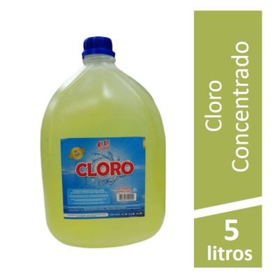 Cloro Liquido Tradicional Qu2000 5 Litros