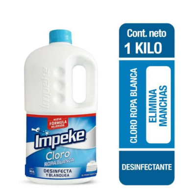 Cloro Impeke Ropa Blanca 1 Litro
