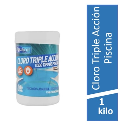 Cloro Triple Acción Tableta Aguacol 1 Litro1
