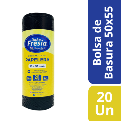 BOLSA BASURA DOÑA FRESIA 50X55 - 20 UNIDADES