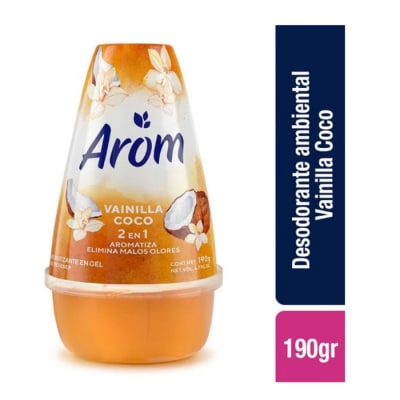 Desodorante Ambiental Cono Aromático Arom Vainilla Coco 190g