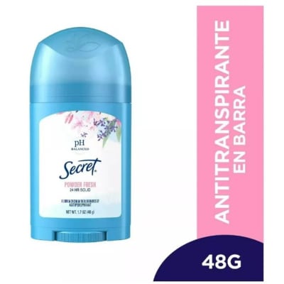 Desodorante Secret Barra Powder Fresh 48g1