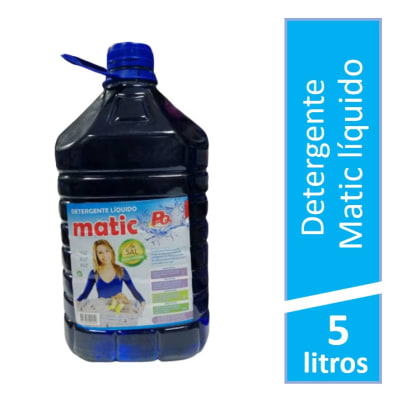 Detergente Matic Liquido Azul 5 Litros