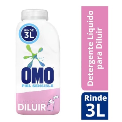 Detergente Omo Para Diluir Hipoalergénico 3 Litros