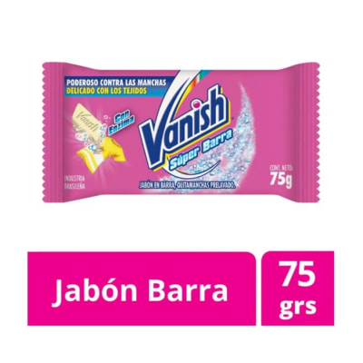 JABÓN QUITAMANCHAS BARRA ROSADO VANISH 75GR1