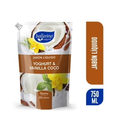 Jabón Ballerina Yoghurt & Vainilla Coco 750ml1