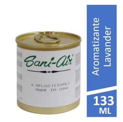 Lata Aromatizante Ambiental Sani-Air Lavander 133ml1