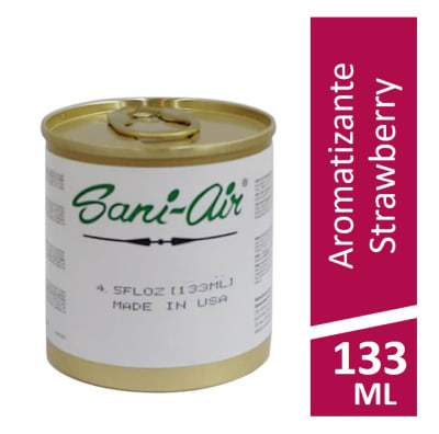 Lata Aromatizante Ambiental Sani-Air Strawberry 133ml