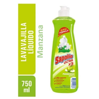 Lavaloza Sapolio Manzana 750ml1