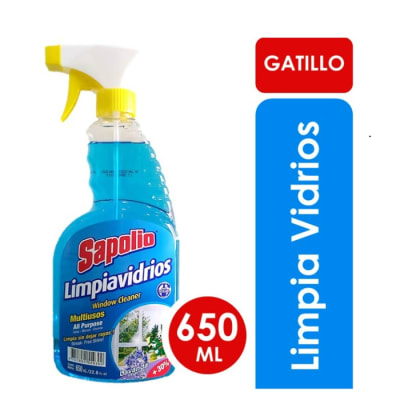Limpia Vidrios Sapolio Gatillo Multiuso 650ml