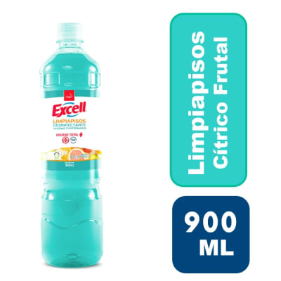 Limpia Piso Excell Cítrico Frutal 900ml