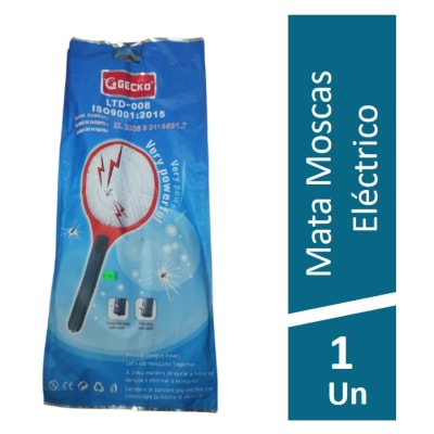 Mata Mosca Eléctrico Paleta Gecko1