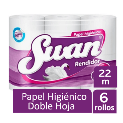 Papel Higiénico Swan X 6 Unidades 22 Metros