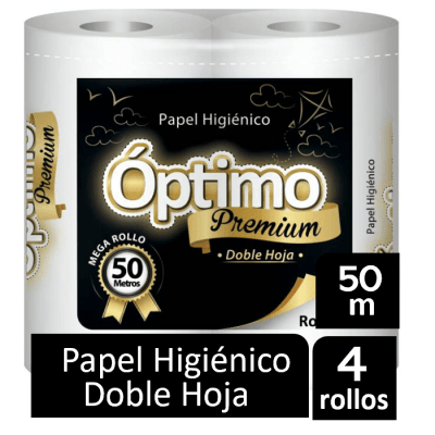 Papel Higiénico Optimo X 4 Unidades 50 Metros1