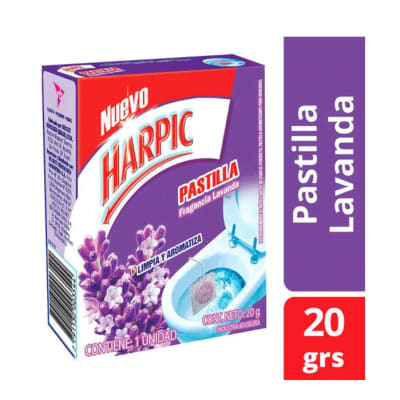 Canastilla Harpic Baño1