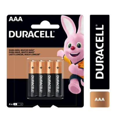 Pilas Duracell AAA1