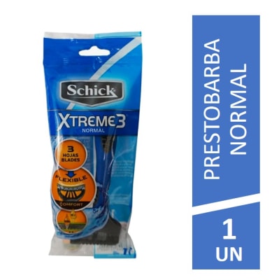 Prestobarba Schick 3 Azul1