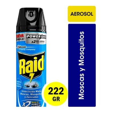 Raid Mata Moscas Y Mosquitos 222 Gr