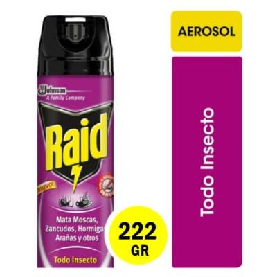 Raid Mata Todo Insecto 222 Gr