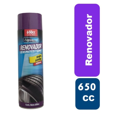 Renovador De Neumático Aguacol Spray650cc1