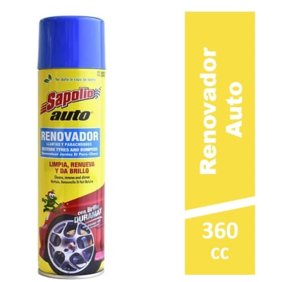 Renovador De Neumático Sapolio 360ml1