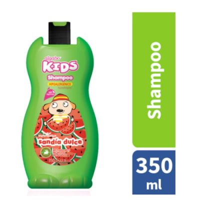 Shampoo Kids Algabo Hipoalergénico Sandia Dulce 350 Ml1