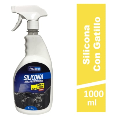 Silicona Liquida Aroma Vainilla Aguacol Con Gatillo 1 Litro