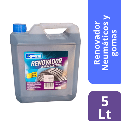 RENOVADOR DE NEUMÁTICOS NEGRO AGUACOL 5 LITROS