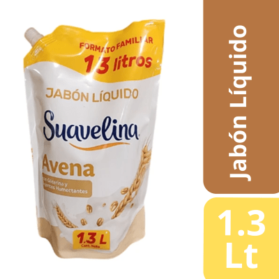 JABON LIQUIDO SUAVELINA AVENA 1,3 LITROS1