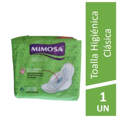 Toallas Higiénicas Mimosa Clásica 8 Unidades1