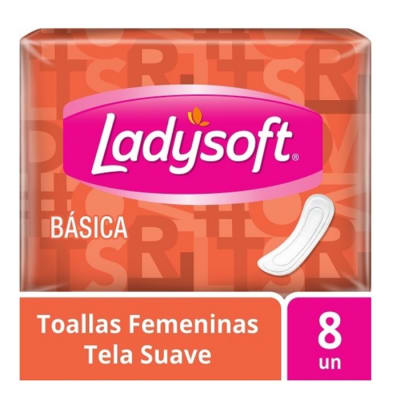 Toallas Higiénicas Ladysoft Básica 8 Unidades1