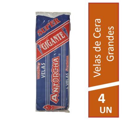 Velas Gigante Antorcha 4 Unidades1