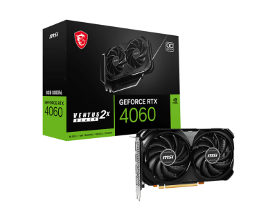 TARJETA DE VIDEO MSI RTX 4060 VENTUS 2X 8GB GDDR61