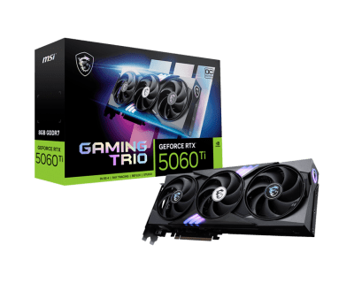 TARJETA DE VIDEO MSI RTX 5060TI GAMING TRIO OC 8GB GDDR7
