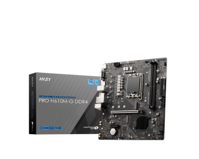 PLACA MSI PRO H610M-G MICRO ATX LGA1700 DDR41