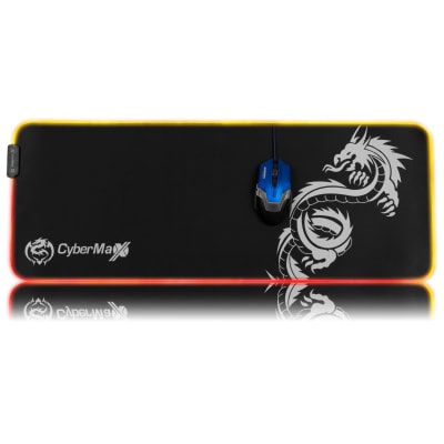 MOUSE PAD CYBERTEL CYBERMAX FX108 RGB 80x30CM1