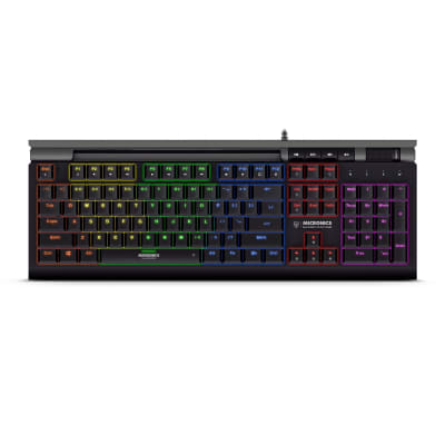 TECLADO MECANICO MICRONICS WARRIOR GK1000 RGB USB FS