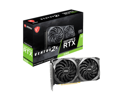 TARJETA DE VIDEO MSI RTX 3060 12GB VENTUS 2X OC GDDR61