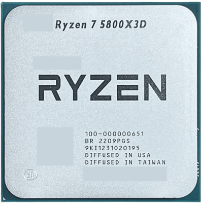 PROCESADOR AMD RYZEN 7 5800X3D 3.40/4.50GHZ OEM AM41
