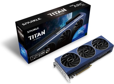 TARJETA DE VIDEO SPARKLE TITAN INTEL ARC A750 8GB OC GDDR61