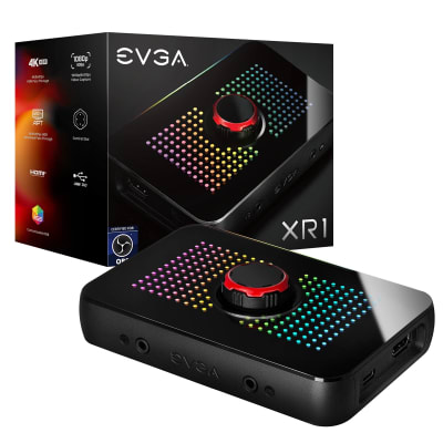 CAPTURADORA EVGA XR1 4K 60FPS USB 3.0 ARGB AUDIO MIXER