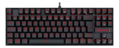 TECLADO MECANICO REDRAGON KUMARA SINGLE COLOR K552-2-ESP (SW-AZUL) NEGRO