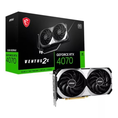 TARJETA DE VIDEO MSI RTX 4070 VENTUS 2X OC 12GB GDDR6X1
