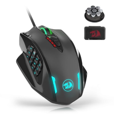 MOUSE REDRAGON IMPACT M908 12400DPI NEGRO