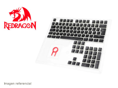 KEYCAPS REDRAGON SCARAB A130B-SP ESPAÑOL NEGRO