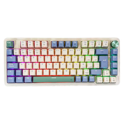 TECLADO MECANICO REDRAGON UCALPRO-RGB INALAMBRICO USB SP (SW-ROJO) PASTEL