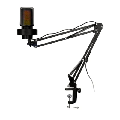 MICROFONO FIFINE A8T CON SOPORTE DE BRAZO NEGRO