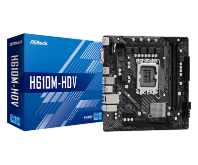 PLACA ASROCK H610M-HDV MICRO ATX LGA1700 DDR41