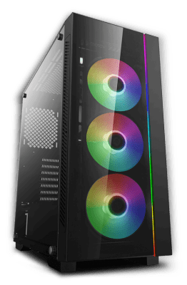 CASE DEEPCOOL MATREXX 55 V3 4F ADD RGB MID TOWER NEGRO1